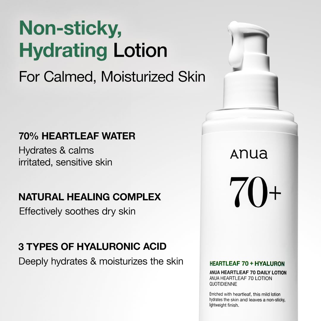 ANUA Heartleaf 70% Daily Hydrating Lotion
